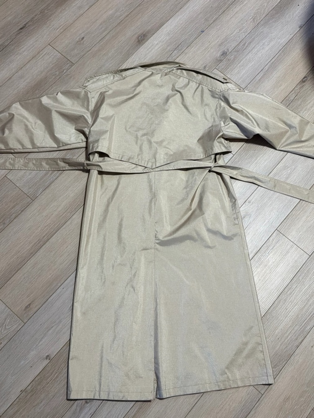 Worthington Neutral Beige Trench Coat with Belt - Picture 4 of 4